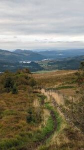 View over Callander, Scotland