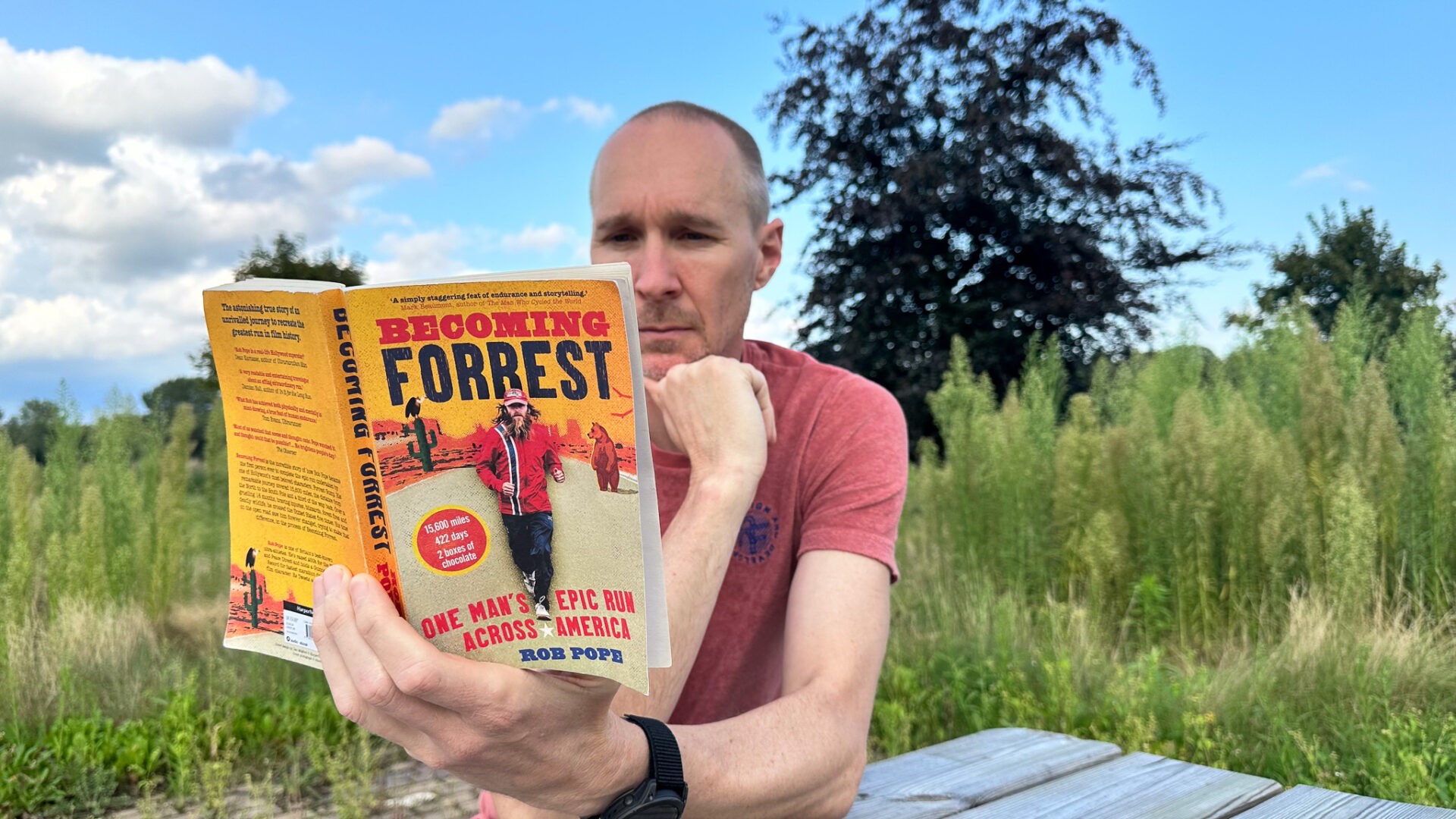 Forrest Gump ran 5 times across the USA. Is that humanly possible? Rob Pope tried it, and wrote a book about it; Becoming Forest.