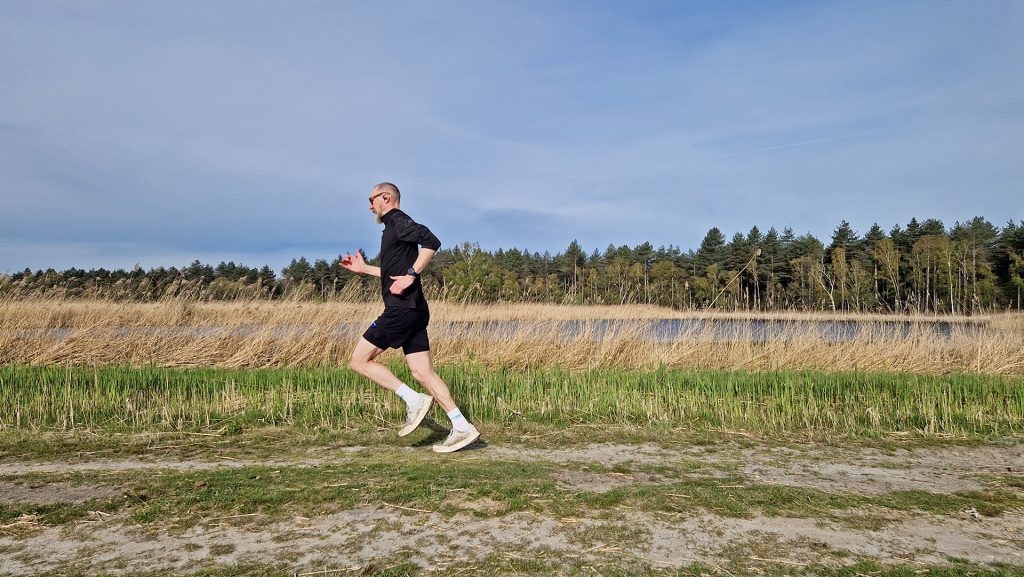 The Running Dutchman doing a shakeout run before the Enschede Marathon